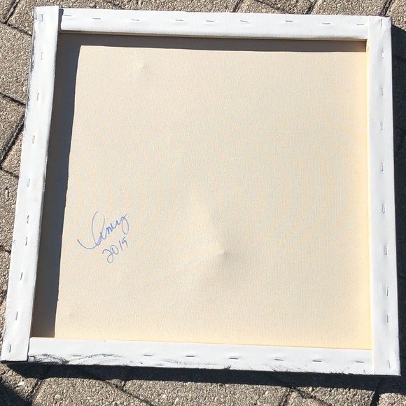 HANDCRAFTED CONFETTI ABSTRACT ART PINK, BLACK, SILVER - Picture 8 of 11